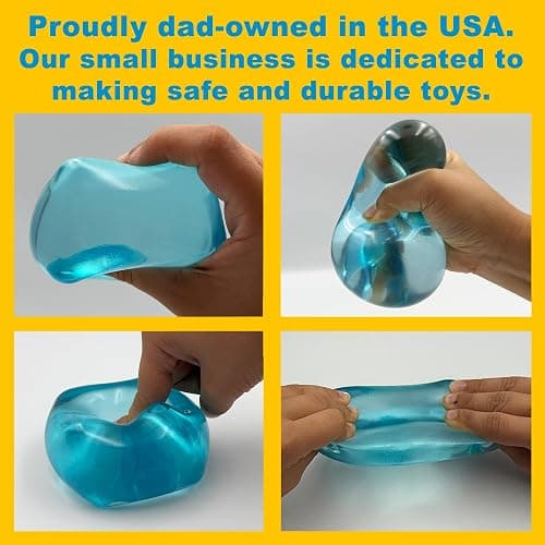 Premium Big Block Squeez'M Cube – 35% Larger Than The Standard Squishy Cube, Toy for Kids & Adults - Sensory Fidget for Stress Relief, Focus & Play – Colorful, Durable, Gift-Ready – ASTM Certified 3+ thumbnail 4