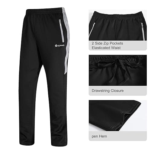 Rdruko Mens Tracksuit Set Hooded Jacket Sweatsuits Jogging Tops Full Zip Joggers Sports Sweatsuit with 2 Pockets thumbnail 5