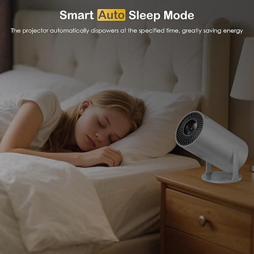 Mini Projector Portable Proyector 4K Support, Full HD 1080P Small Projector with 270° Rotatable Stand, Movie Projector Compatible with TV Stick/Smartphone/HDMI/USB for Bedroom/ Outdoor Camping thumbnail 9
