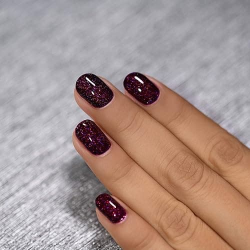 ILNP Madeline - Delicious Dark Berry Holographic Nail Polish, Chip Resistant, 7-Free, Non-Toxic, Vegan, Cruelty Free, 12ml thumbnail 5