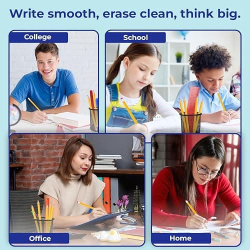 Rosmonde 210 Pack Pre Sharpened Pencils #2, Pencils With Top Erasers, Bulk School & Teacher Supplies, #2 HB, Pre Sharpened for Easy Use, Easy Hold Grip, Bulk Classroom & Office Supplies thumbnail 5