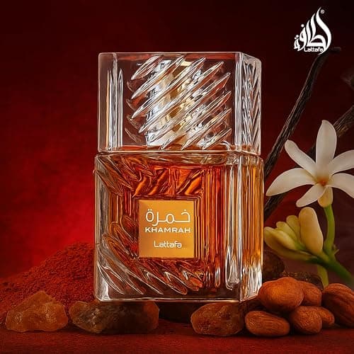Lattafa Khamrah - Vanilla, Warm Spicy, Amber, Cinnamon - Eau de Parfum Long-Lasting Fragrance for Unisex, 3.40 Ounce / 100 ml thumbnail 3