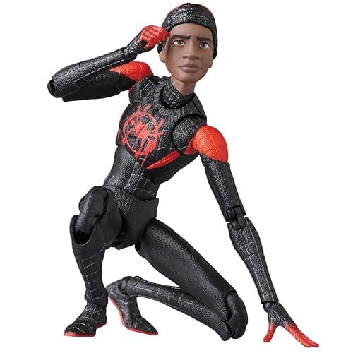 MEDICOM TOY MAFEX No.236 Spider-Man (Miles Morales) Renewal Ver. Height Approx. 5.1 inches (130 mm), Painted Action Figure thumbnail 5