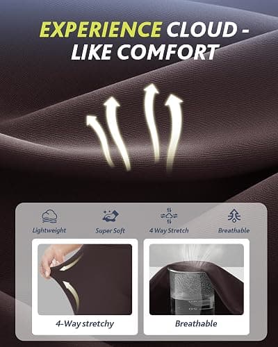CAMPSNAIL 4 Pack Leggings for Women - High Waisted Tummy Control Yoga Pants for Workout Gym Black Leggings Plus Size Dance thumbnail 2