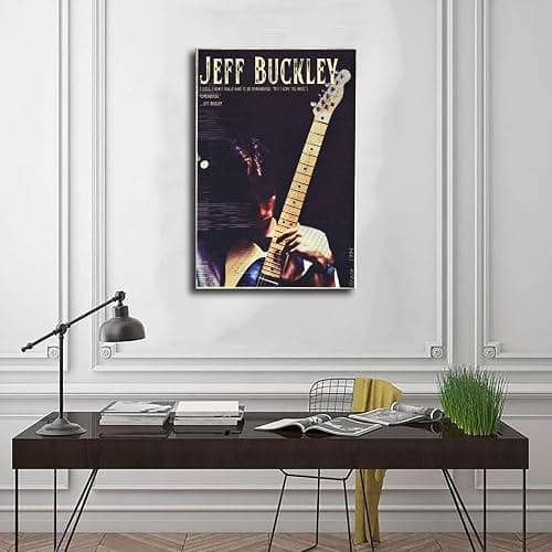 SMART COLOR Jeff Buckleys Fan Art10 Canvas Poster Bedroom Decor Landscape Office Room Decor Gift 12" L X 18" W thumbnail 3