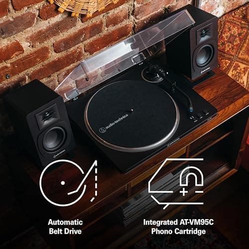 Audio-Technica AT-LP70X Automatic Turntable (Black/Bronze) thumbnail 6