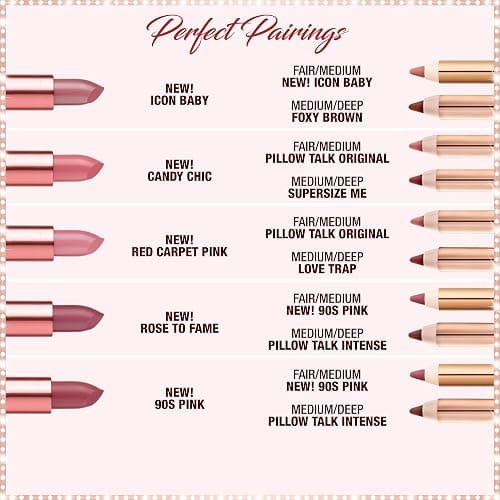 Charlotte Tilbury Lip Cheat Lip Liner Pencil - Gives Lips a Fuller-Looking, Defined Pout - Enriched with Jojoba Oil & Hyaluronic Acid - Waterproof, Smudge-Proof & Transfer-Proof thumbnail 6