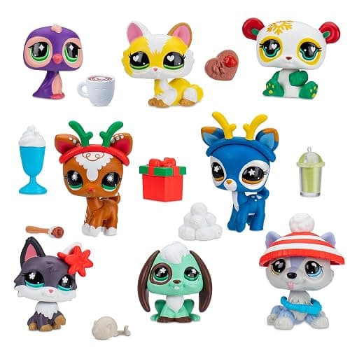 Littlest Pet Shop - Deluxe Holiday Calendar - Series 4 Advent Calendar -Gen 7 Authentic LPS Bobble Head Toy Figure, Collectible Toy Animal, Ages 4+ thumbnail 5