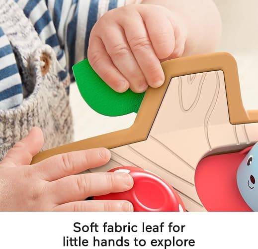 Fisher-Price Hide & Peek Pop-Up, Infant Activity Toy with Real Wood and Fabric Accents for Baby Ages 9 Months and Older thumbnail 5