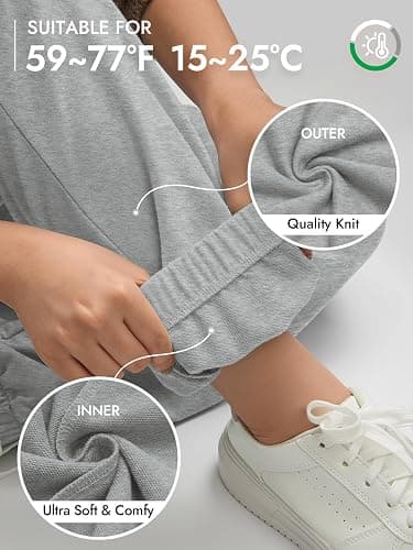 ATHMILE Sweatpants Women Baggy Lounge Pants Workout Gym Active High Waisted Comfy Joggers for Women Fall Clothes 2025 thumbnail 2