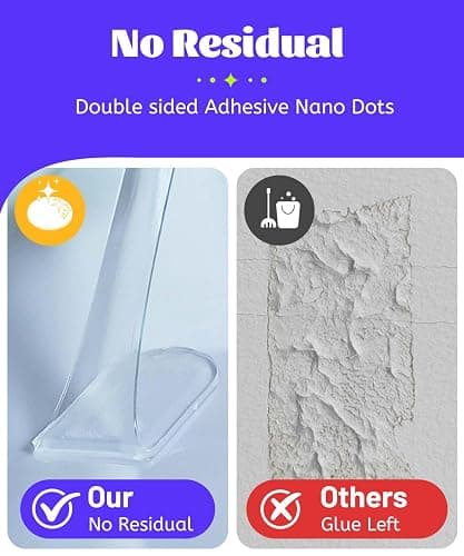 Removable Car Double Sided Glue Sticky Dots, Strong Hold Adhesive Dots for Car Dashboard Decorations, No Residue Transparent Mounting Tape for Auto Accessories 268pcs thumbnail 2