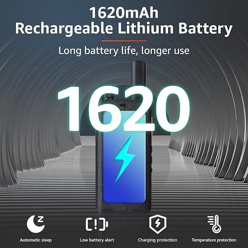 Retevis RT22P,New Version of RT22(2.0),Rechargeable Walkie Talkies for Adults,Compact FRS Two-Way Radios,VOX Handsfree,1620mAh Large Battery,USB C Charger,2 Way Radio for Small Store Hotel(4 Pack) thumbnail 4