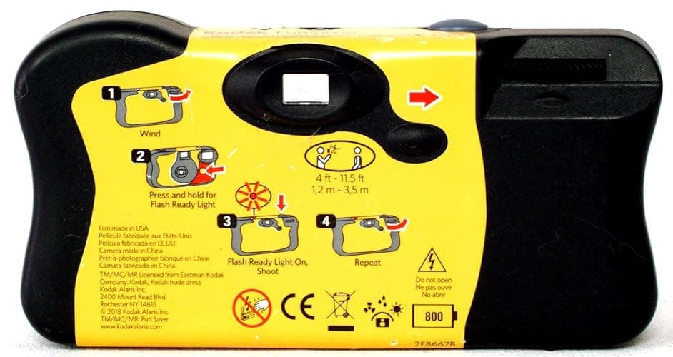2 X FunSaver Disposable Camera with Flash 800 ISO thumbnail 8