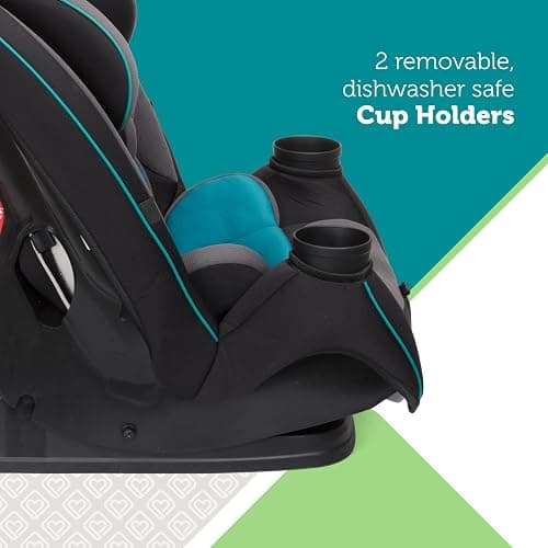 Safety 1st Grow and Go All-in-One Slim Convertible Car Seat, Rear Facing, 5-40 lbs, Forward Facing (30–65 lbs), High Back Booster Seat 40-100 pounds, Iron Frost thumbnail 7