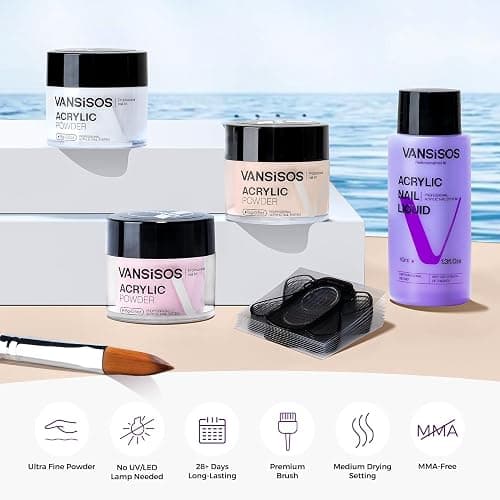 VANSISOS Professional Acrylic Nail Kit: Acrylic Set for Beginners with Everything for Nail Extensions thumbnail 3