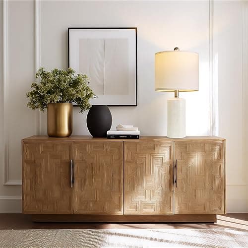 G-SAFAVA 20.5" Small Table Lamps for Living Room Lamp Set of 2 Ceramic Lamps for Bedroom Bedside Lamps Modern Boho Lamps for Night Stands Farmhouse Nightstand Lamp Side End Table Lamp, White thumbnail 6