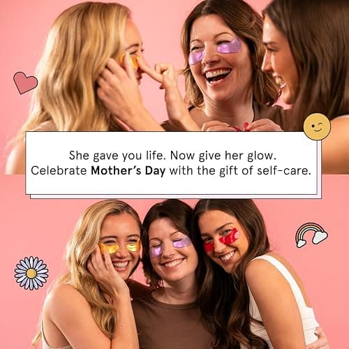 grace & stella Retinol Under Eye Patches for Puffy Eyes & Dark Circles - Restoring Gel Under Eye Masks with Hyaluronic Acid - Bridesmaid Gifts, Birthday Gifts for Women (Purple, 24 Pairs) thumbnail 2