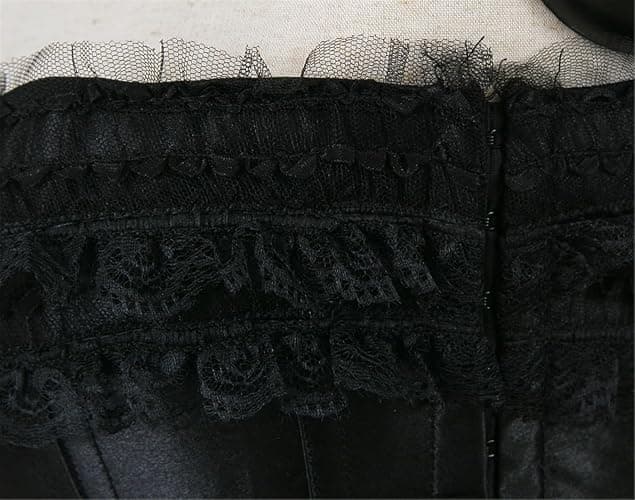 ADELCE Plus Size Corset Top for Women Bustier Lace up Gothic Lingerie Burlesque Costume Dress thumbnail 5
