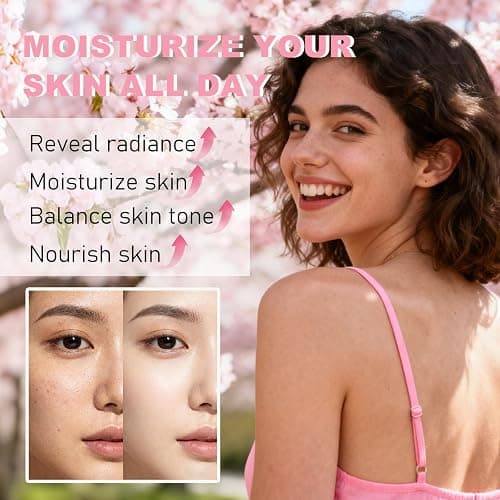 Sakura Skin Care Set for Women Birthday Gifts for Teen Girls - Skin Care for Kids - Skincare for Girls 10-12 - Kids Skin Care Set for girls Ages 8-12,Teen girl Christmas Gifts Skincare Set thumbnail 5