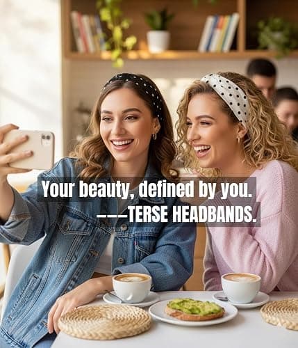 TERSE Polka Dot Headbands for Women Trendy Women Hair Accessories: Cute Head Bands for Women's Hair Fashion Hairbands 6PCS thumbnail 8