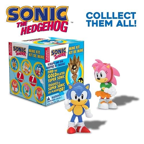 Sonic The Hedgehog Minekit – Licensed Dig‑and‑Discover Toy with Amy’s Hammer, 7 Figure Mystery (Includes Rare Gold‑Plated Super Sonic) Just Toys thumbnail 6