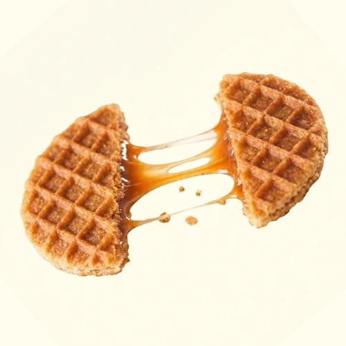 Rip Van Wafels Dutch Caramel Mini Stroopwafels - Low Carb Snacks (3g Net Carbs) - Non GMO Snack - Keto Friendly - Office Snacks - Low Calorie Snack (34 Calories) - Low Sugar (1g) - 32 Pack thumbnail 8