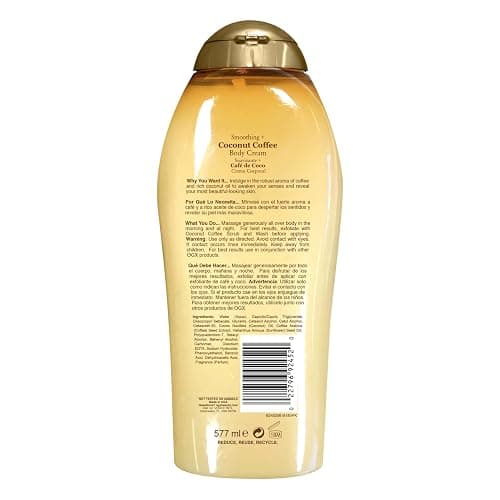 OGX Smoothing + Coconut Coffee Body Cream 19.5 oz thumbnail 9
