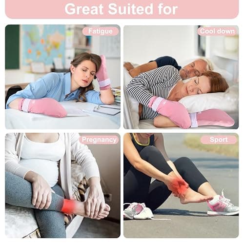 SuzziPad Cold Therapy Socks and Gloves for Chemotherapy, Chemo Must Haves for Women and Man, Ideal for Soothing Hand and Foot Discomfort, S/M thumbnail 4