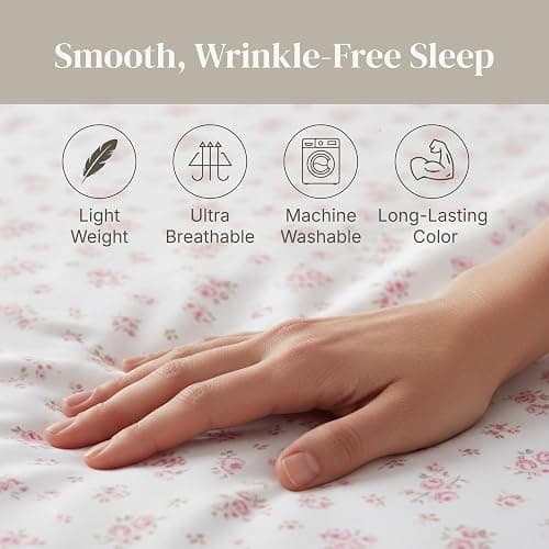 Modern Threads Silky Soft Microfiber and Wrinkle Free Sheets - Luxurious Microfiber Bed Sheets Includes Flat Sheet, Fitted Sheet with Deep Pockets, & Pillowcases Ivory, Twin thumbnail 7