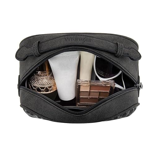 Montana West Wrangler Makeup Bags for Women Leopard Print Toiletry Bag Small Travel Cosmetic Organizer for Gift thumbnail 5