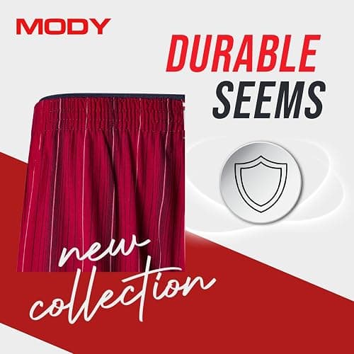 Mody Men's Boxer Briefs Underwear Pack of 6, Men's Boxer Shorts, Soft Boxers for Men, Men's Underwear Boxer Briefs thumbnail 3