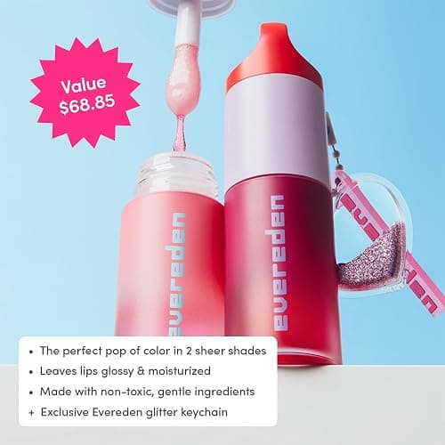 Evereden Happy Kids Skin & Lips Routine - Multi-Vitamin Face Wash & Face Cream Melon & Tinted Lip Oil Sakura Pink Set - Clean & Vegan Skin Care for Kids 3+ - Moisturizing, Nourishing, & Protective thumbnail 9