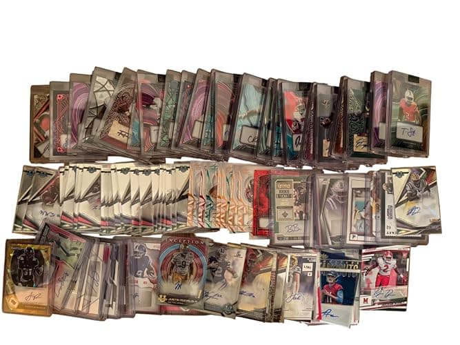 Rich Strike Football Card Triple Auto Third and Goal Mystery Pack. 3 Guranteed Autograph Football Cards. thumbnail 2