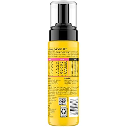 Got2B Curled Flexible Curl Foam, 6.7 Fl Oz, Hair Mousse for Frizz Control and Heat Protection, Lightweight Hold, No-Crunch Definition for Wavy & Curly Hair Styling, Aloe Vera & Vitamin E Infused thumbnail 6