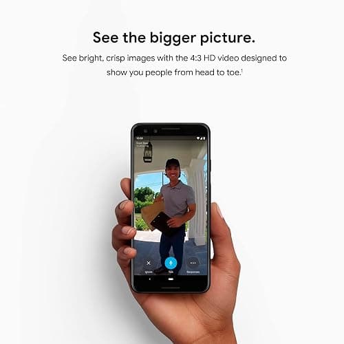 Google Nest Doorbell (Wired) - Formerly Nest Hello - Video Doorbell with 24/7 Streaming - Smart Doorbell Camera for Home with HDR Video, HD Talk and Listen, Night Vision, and Person Alerts thumbnail 5