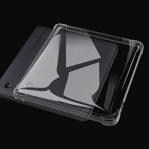 Zcooooool Case for Kobo Libra Colour & Kobo Libra 2 - 7 Inch E-reader Case - Transparent TPU - Reinforced Corners - 7" Libra Colour / Kobo Libra 2 - Transparent thumbnail 7