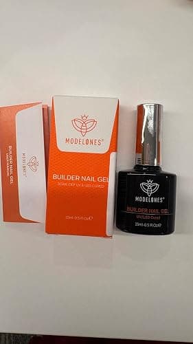 modelones Builder Nail Gel, 7-in-One Clear Builder for Nails, LED Cured | Color Rubber Base Gel Polish Coat Strengthener Thickening Extension Rhinestone Glue in a Bottle for DIY Home Salon thumbnail 7
