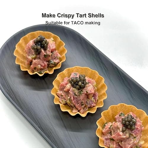 Yamteck 3 Inch Mini Quiche Pans 12 Pack, Round Egg Tart Molds with Removable Bottom. Small Tart Pans w/Non-Stick Coating Rugged Carbon Steel for Tartlets Shells Desert Making Christmas Festival Party thumbnail 10