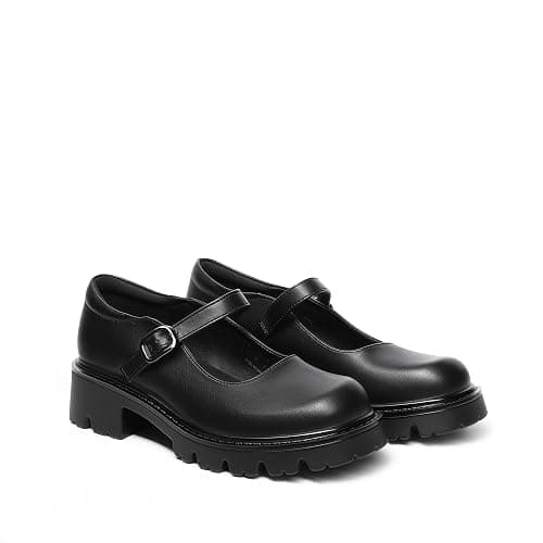 DREAM PAIRS Mary Jane Platform Shoes for Women Closed Toe Chunky Block Heel Cute Dress Shoes thumbnail 5