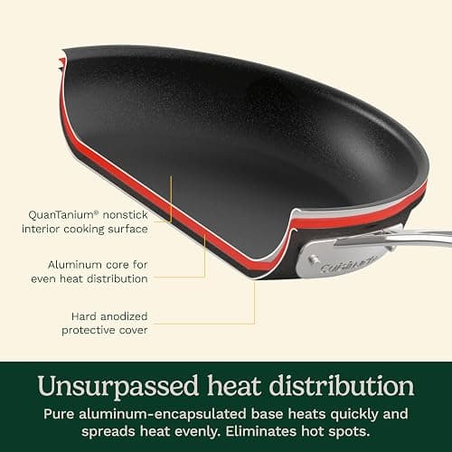 Cuisinart Chef's Classic™ Nonstick Hard Anodized 17 Piece Set w/Tempered Glass Lids thumbnail 5