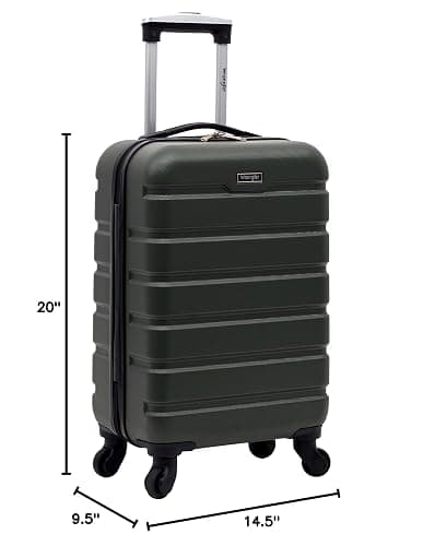 Wrangler 20" Spinner Carry-On Luggage, Deep Depth thumbnail 2