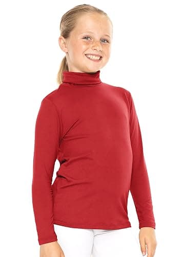 STRETCH IS COMFORT Girl's Oh So Soft Long Sleeve Turtleneck | Youth Size 2-16 thumbnail 2