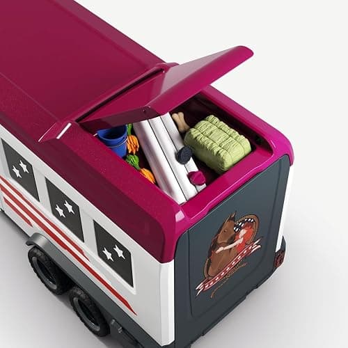 Schleich Horse Club - 119 PC Lakeside Truck and Trailer Playset With 2 Horse Figurines, 2 Poseable Rider Figures and Accessories - Interactive Play for Girls and Boys - Toys for Kids Ages 5+ | 42705 thumbnail 8