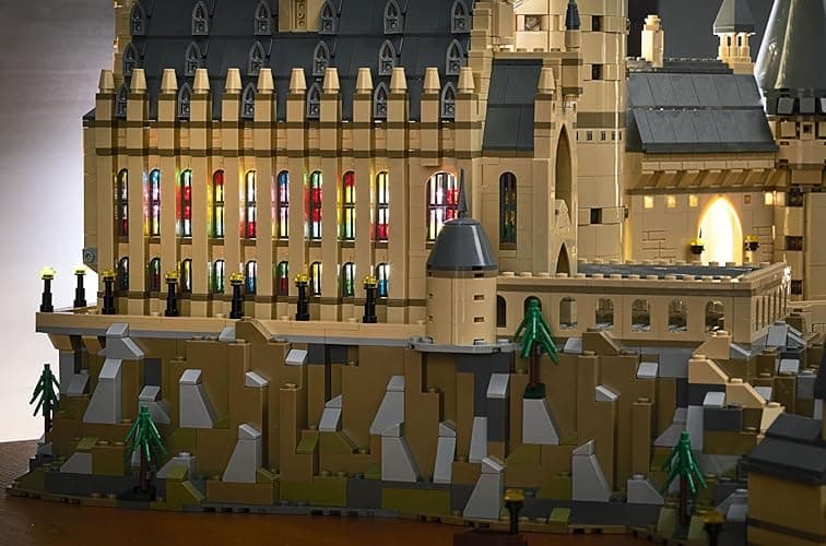 LEGO Harry Potter Hogwarts Castle 71043 Building Set - Model Kit with Minifigures, Featuring Wand, Boats, and Spider Figure, Gryffindor and Hufflepuff Accessories, Collectible for Adults and Teens - Multicolor thumbnail 4