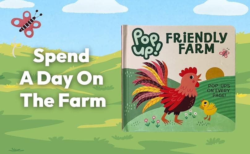 Pop Up Friendly Farm: A Farm Animals Pop-Up Book for Toddlers thumbnail 2