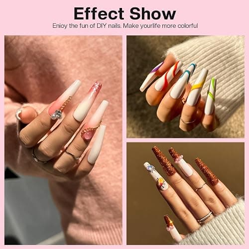 Morovan Acrylic Nail Kit for Beginners: Professional Nail Kit Set with Acrylic Powder Glitter Full Nail Starter Kit for Nail Extensions thumbnail 6