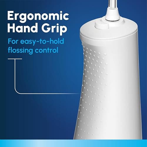 Waterpik Cordless Pulse Rechargeable Portable Water Flosser for Teeth, Gums, Braces Care and Travel with 2 Flossing Tips, Waterproof, ADA Accepted, WF-20 White, Packaging May Vary thumbnail 6