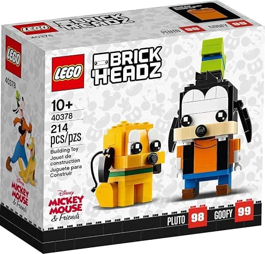 LEGO Disney Brick Headz Pluto Goofy Set 40378, 10+ months - Green - Image 1