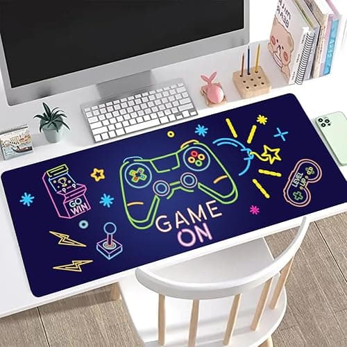Mouse Pad - Gaming Mouse Pad for Keyboard 80X30cm Computer Mouse Mat Desk Pad with Soft Smooth Surface and Anti-Slip Rubber Base Gaming Mats for Desk Gamer Office Home thumbnail 2