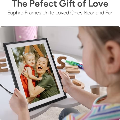 Euphro 10.1'' Digital Picture Frame with 32GB Storage, Digital Photo Frame with 1280x800 IPS Touch Screen, Share Photos/Videos and Send Best Wishes via Free App thumbnail 6
